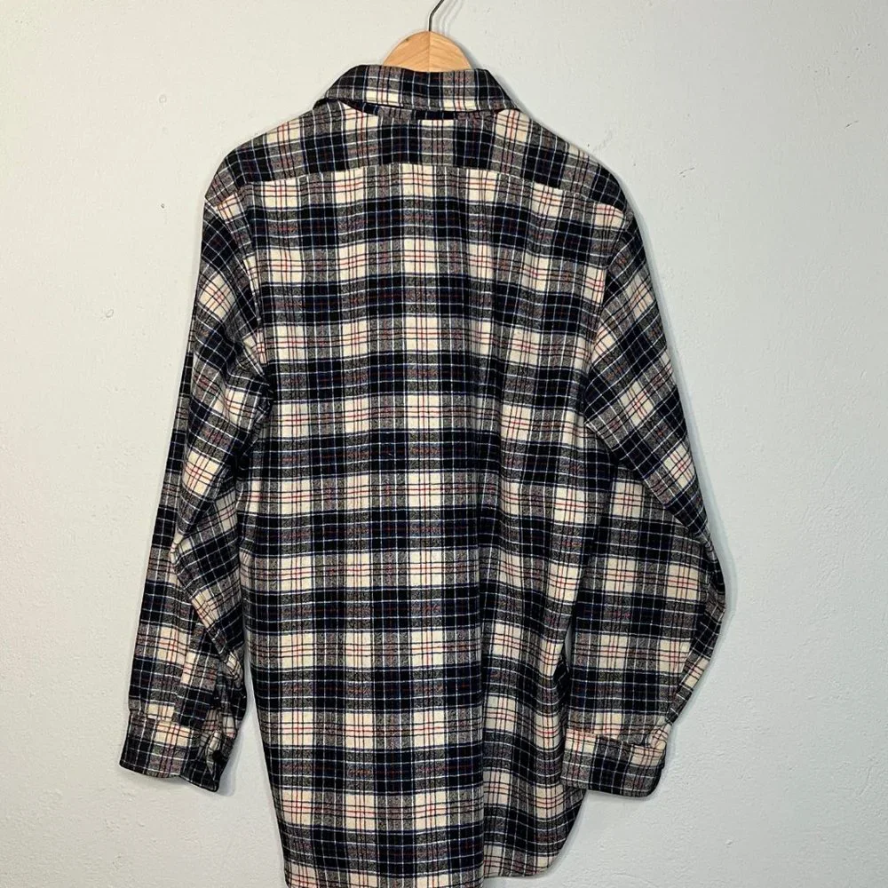 Vintage Wool Pendleton Shirt Jacket Mens L - Picture 2 of 2